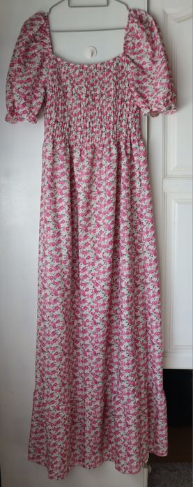 Vestido longo floral