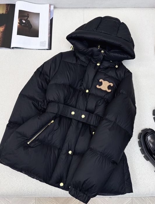 Куртка дуже тепла(качиний пух) CELINE зручна ТРЕНДОВА