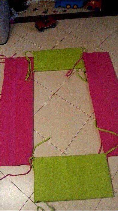 Decoração de quarto menina Fushia e verde