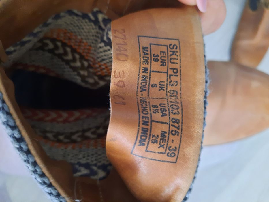 Skórzane damskie botki Pepe Jeans