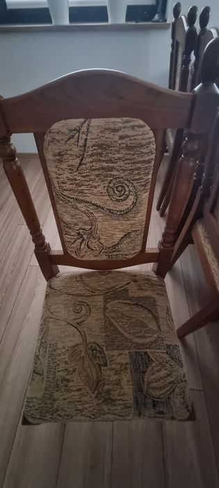 Stół dębowy rozkładany 12 krzeseł