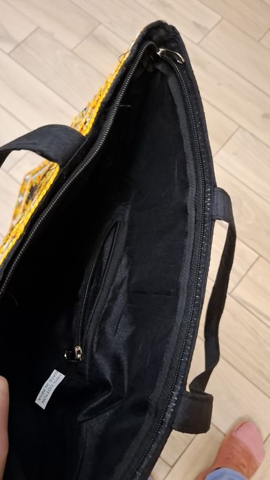 Torba torebka z wyszywanym słoniem z Indii