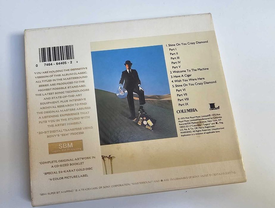 Pink Floyd – Wish You Were Here - kolekcjonerski Columbia Gold MasterSound – CK 64405