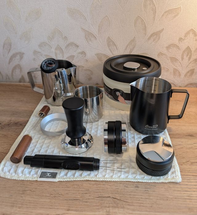 Питчер темпер джаг молочник розрівнювач кави 51 53мм подарунок бариста