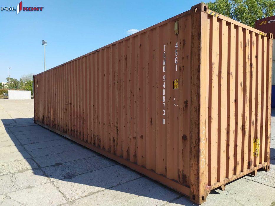 Kontener morski 12 metrów, 40 HC - Pewny Kontener / PZ