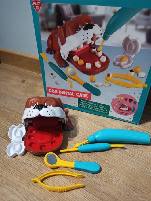 Zestaw do ciastoliny dentysta piesek
