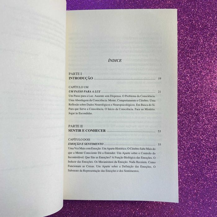 O Sentimento de Si Autor: António Damásio