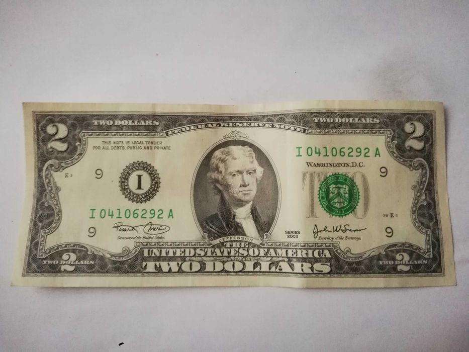 2 dolary seria I 2003 rok Jefferson