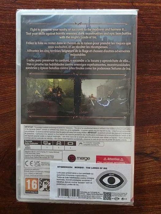 Morbid: The Lords of Ire – Nintendo Switch • Novo e Selado