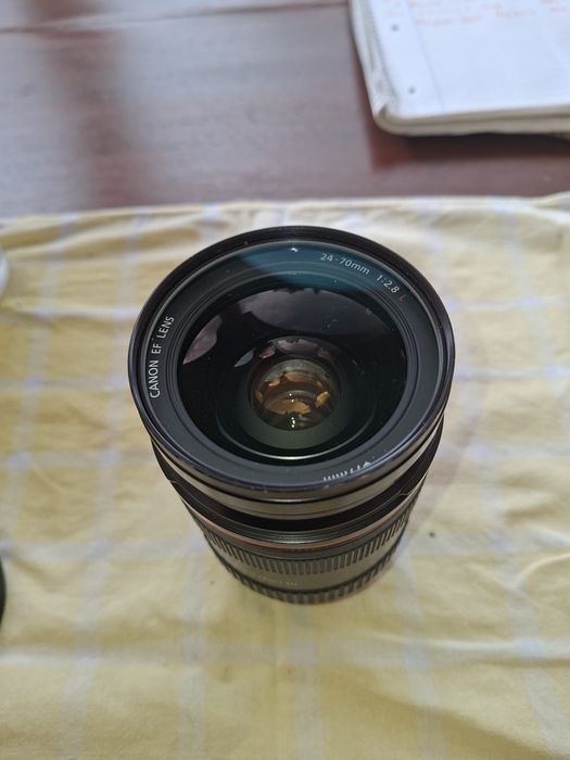 Objectivo Canon Zoom EF 24-70mm 1:2.8 L USM, incluído Canon 77mm PROTECT