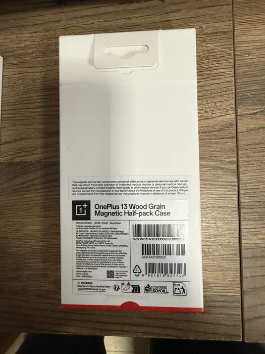 Чохол OnePlus 13 Wood Grain Magnetic Half-pack Case