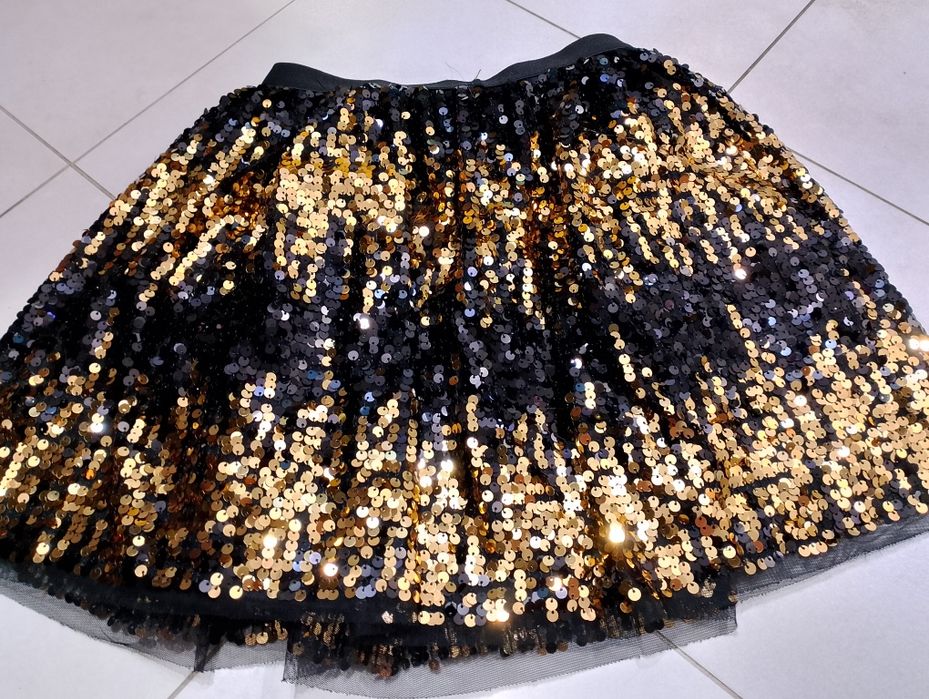 Spódnica dziewczęca w cekiny nowa