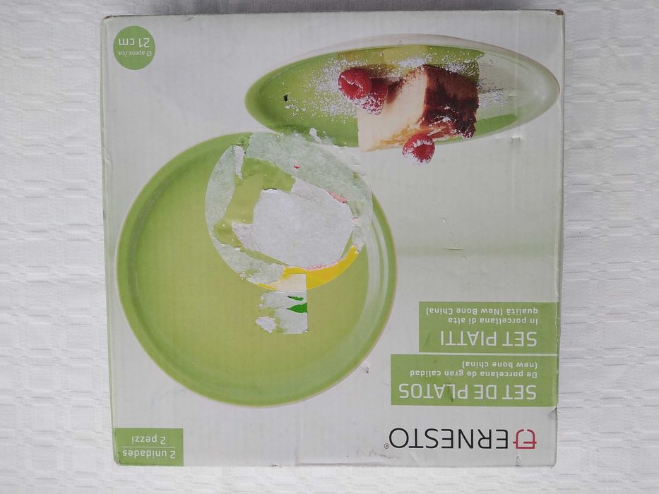 Conjunto de 2 Pratos do Lidl