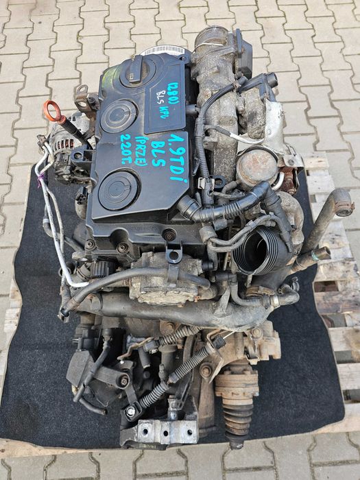 Volkswagen Audi Skoda Silnik KPL 1.9 TDI Kod Silnika BLS 220000KM
