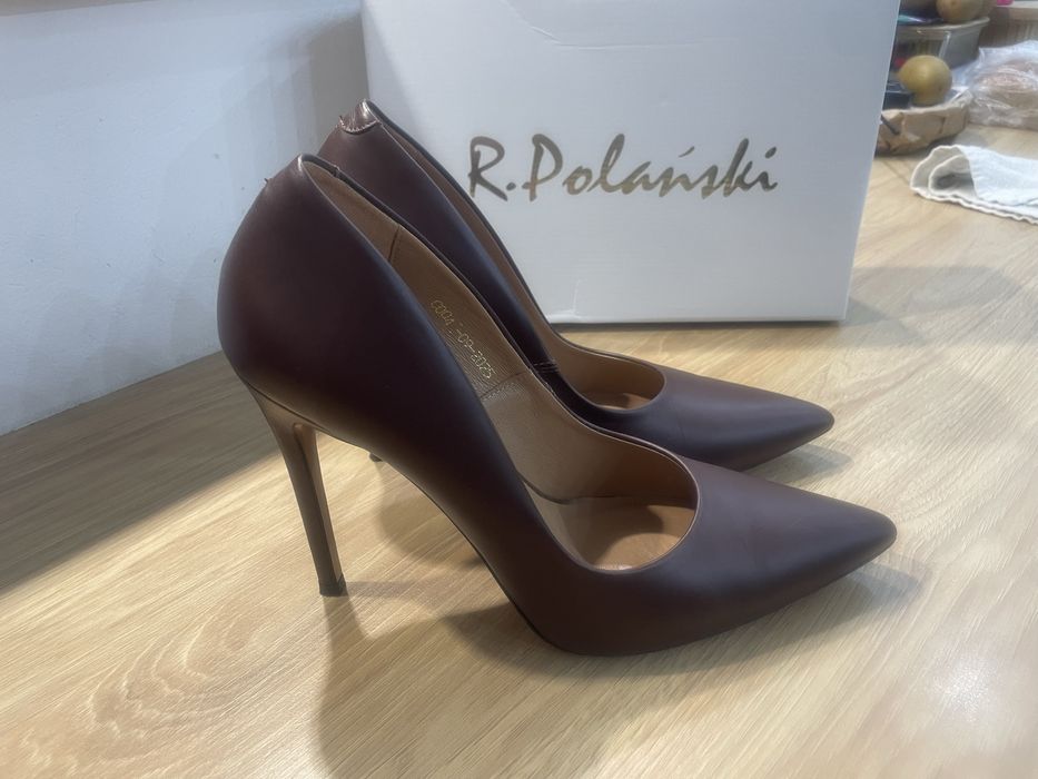 Szpilki  brazowe rozmiar 41
