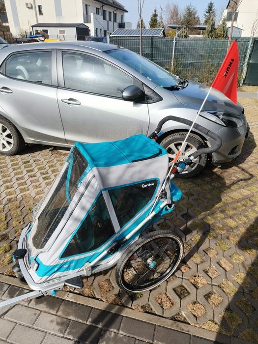 Przyczepka rowerowa, wózek biegowy  Qeridoo Speedkid 1