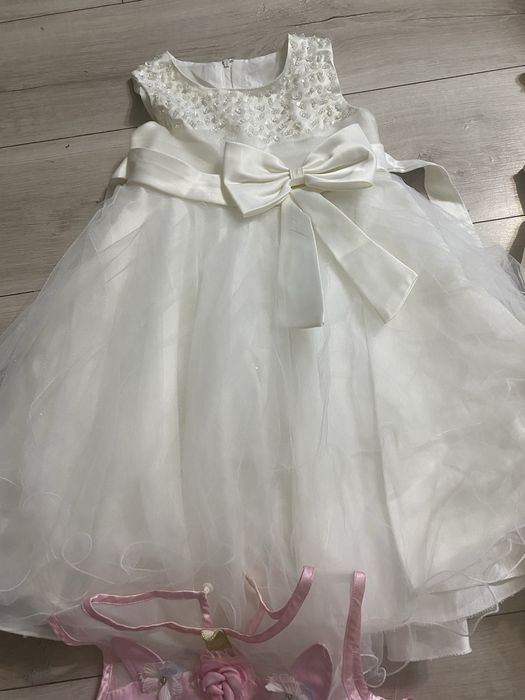 Речі на дівчинку 4-5років 110р пакетом, святкова сукня, апельсин