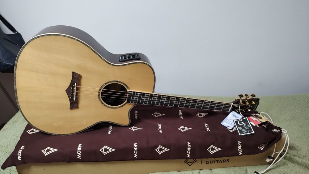 NOWA Arrow Platinum RW  gitara elektroakustyczna PALISANDER cudowna !!