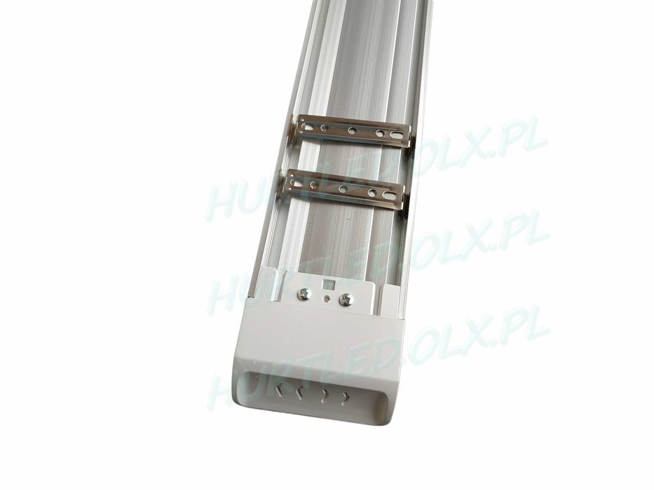 Mocna wytrzymała lampa LED 95W Panel natynk 120cm mat transparent 230V