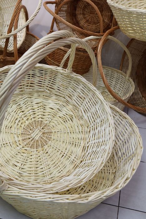 Кошики плетені з лози