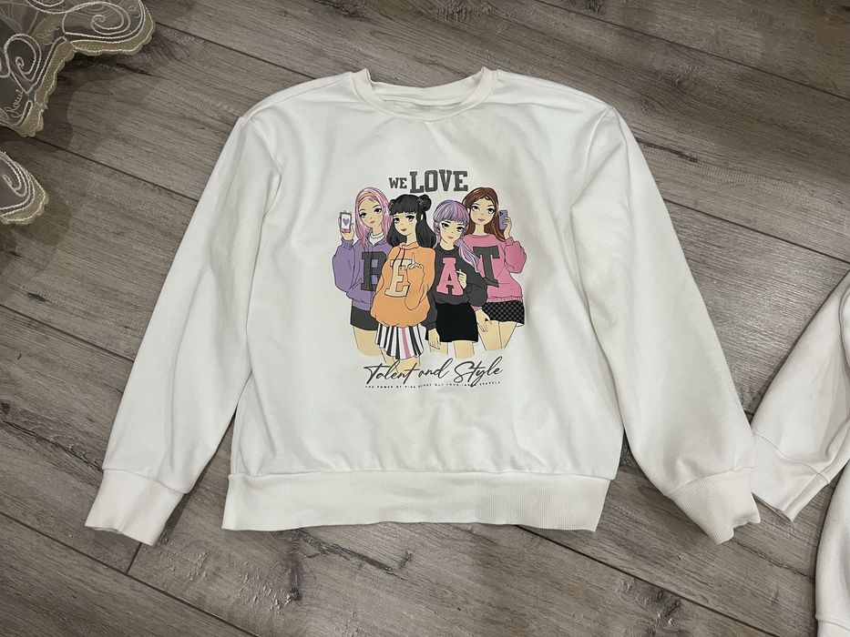 Світшот Waikiki утеплений білий 146-152