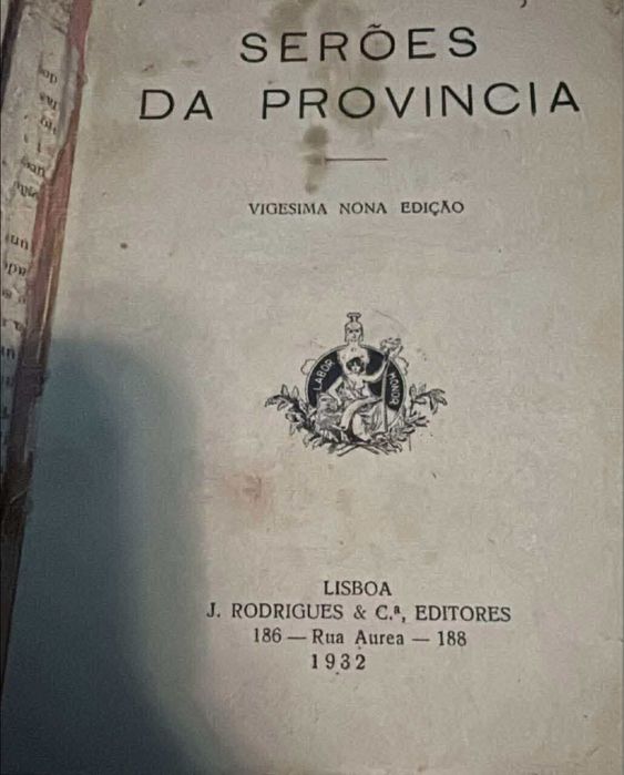 Livro SERÕES DA PROVINCIA VIGESIMA NONA EDIÇÃO