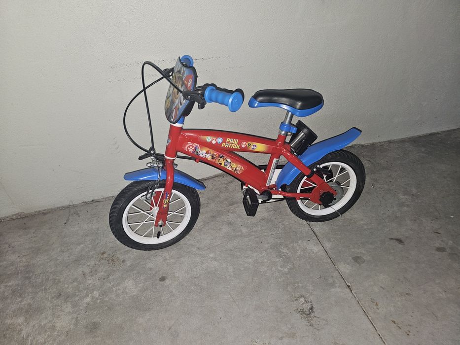 Bicicleta criança Patrulha Pata roda 12''