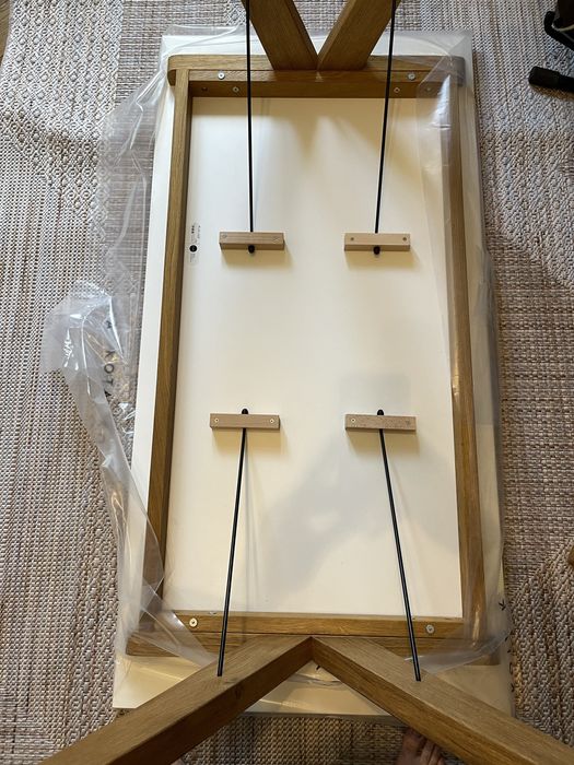 Biurko Minko Basic oliwkowy blat Softy