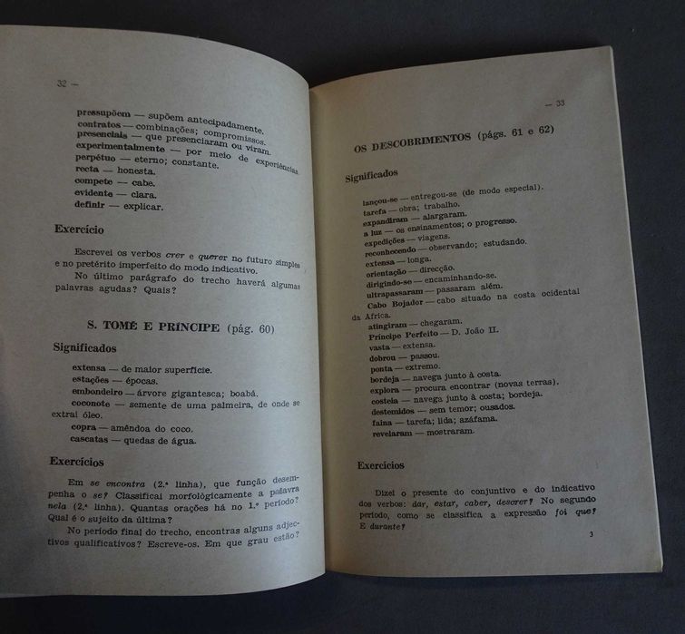 Livro Guia do Aluno 4ª classe Editora Educação Nacional Adolfo Machado