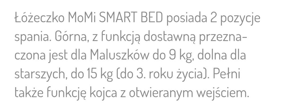 Dostawka MoMi używana