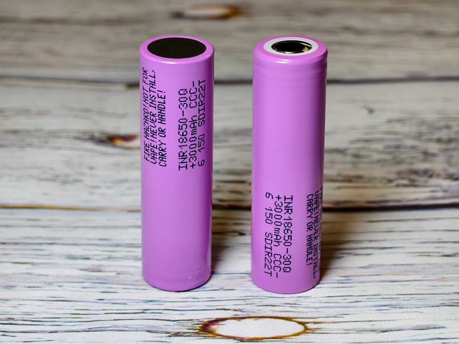 Акумулятор 18650 Samsung INR18650 30Q 3000 mAh 15A високоток