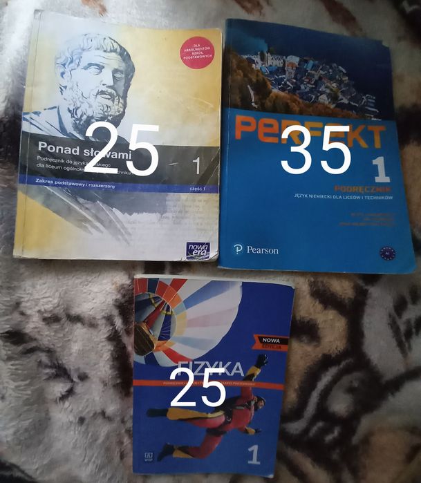 Podręczniki do klasy 1 liceum lub technikum