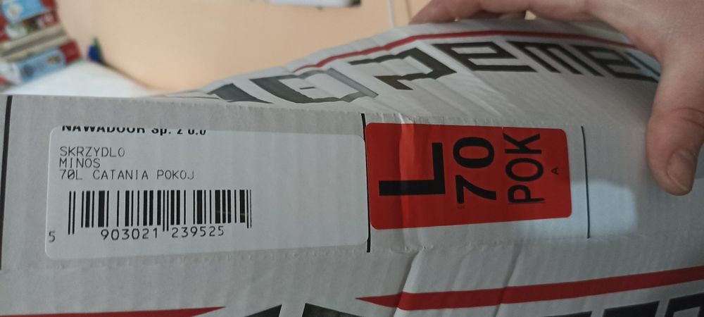 Drzwi wewnętrzne 70 lewe