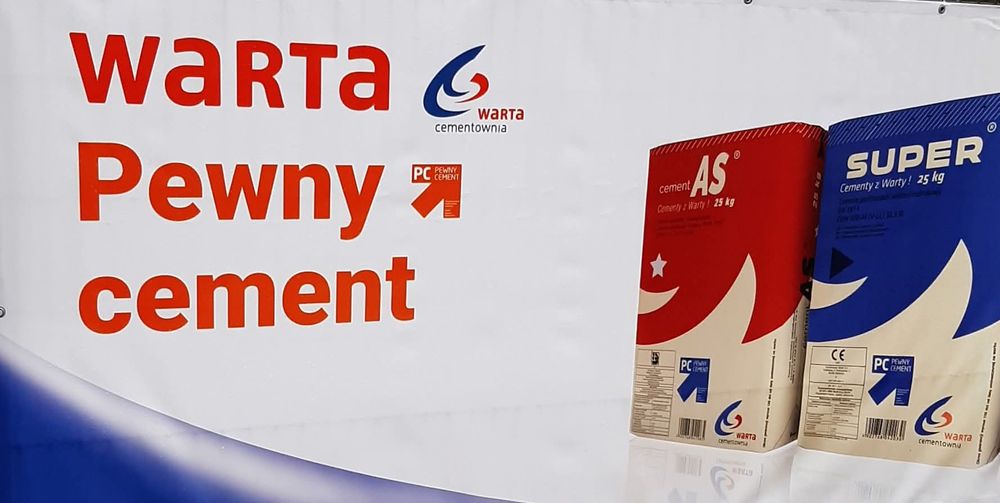 Cement Warta czerwony 42,5 , niebieski 32,5