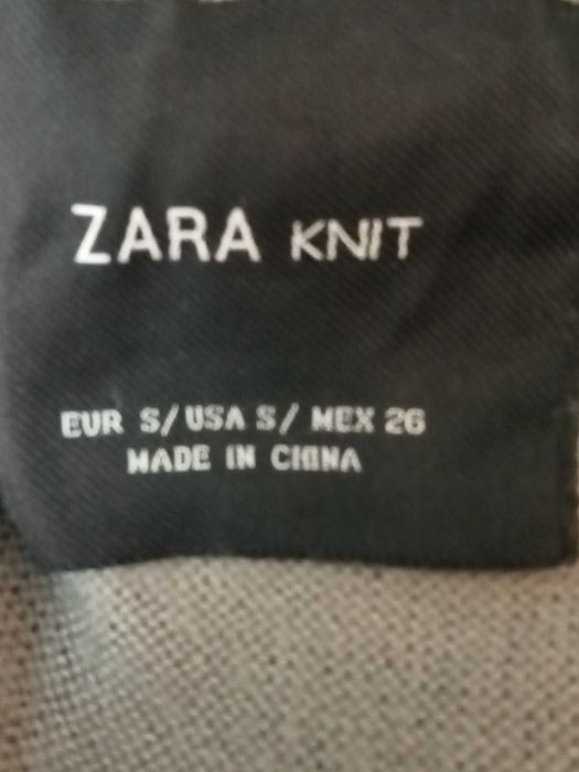 Futro futerko szare ZARA