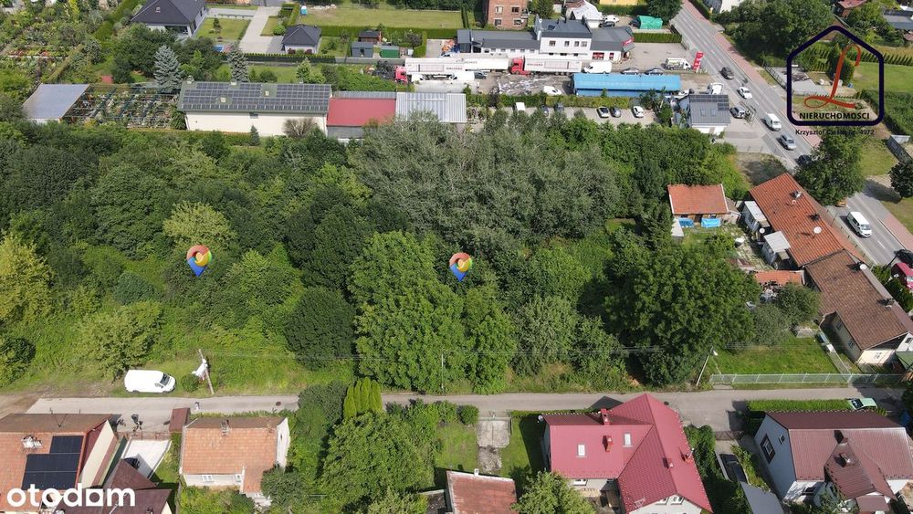 Działka budowlana o pow. 31,55 ar. Nowy Sącz ul. Chodkiewicza. - Widok 6
