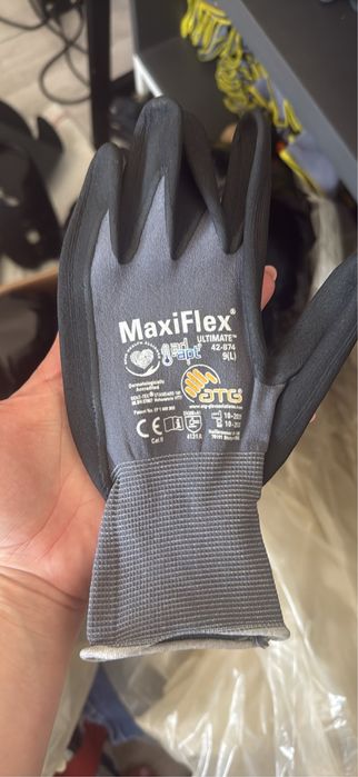 Maxiflex ultimate rękawiczki BHP 42-874 rozmiar 7S, 8M, 9L, 10XL 11XXL