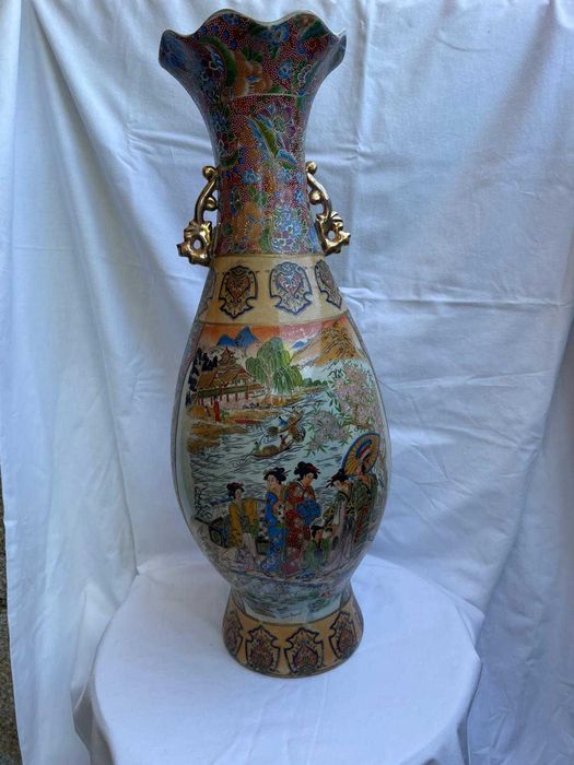 Vaso Grande Estilo Satsuma