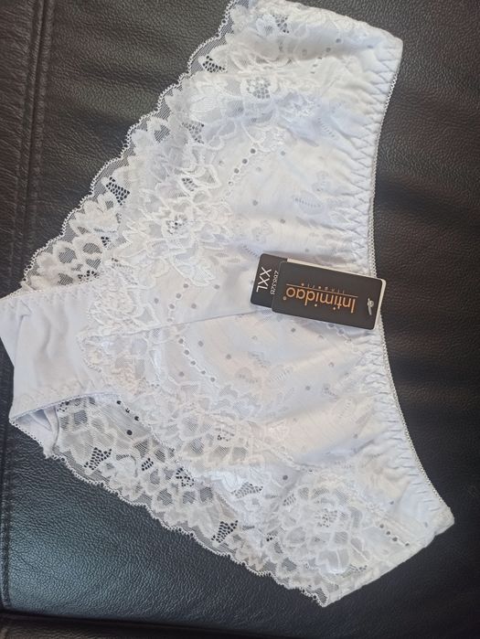 Itmidao figi damskie rozmiar XXL. Białe.