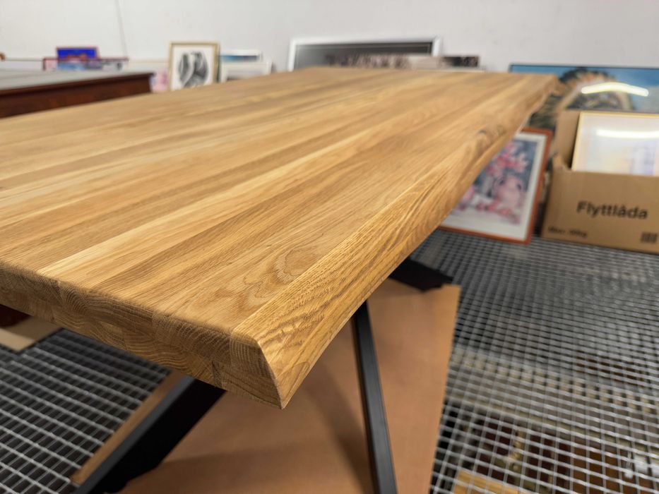 Stół w stylu industrialnym stół drewniany dąb