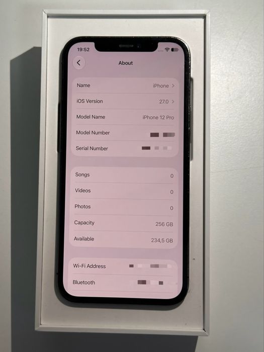 Iphone 12 Pro 256GB Grafite | Bateria 100% + 5 capas