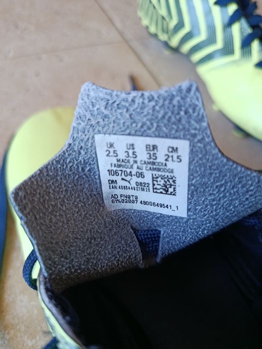 Sapatilhas futebol criança