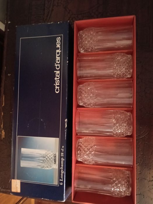 6 Copos Cristal d' Arques