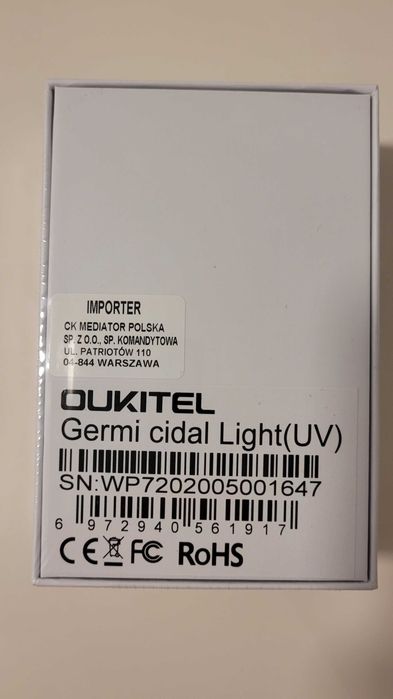 Oukitel Lampa UVC do WP7