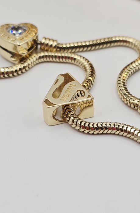 Złoty charms super mama próba 585 14k