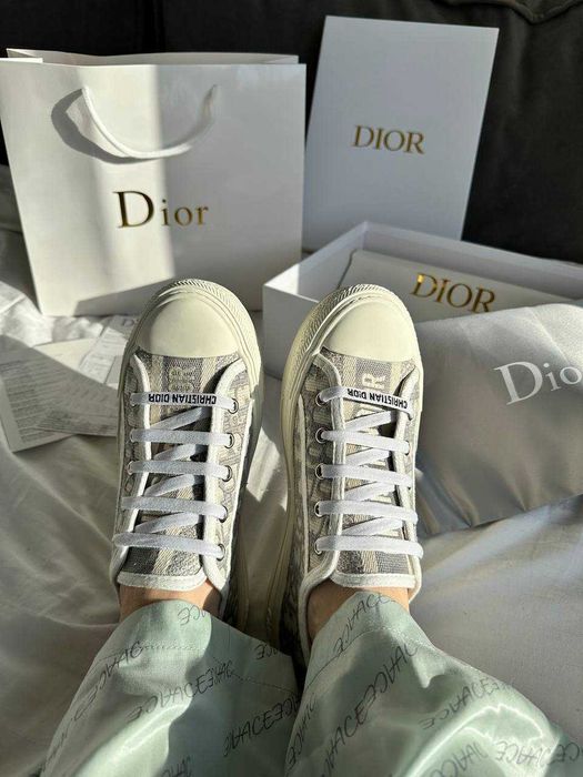 Dior Sneakers Low Grey Premium
