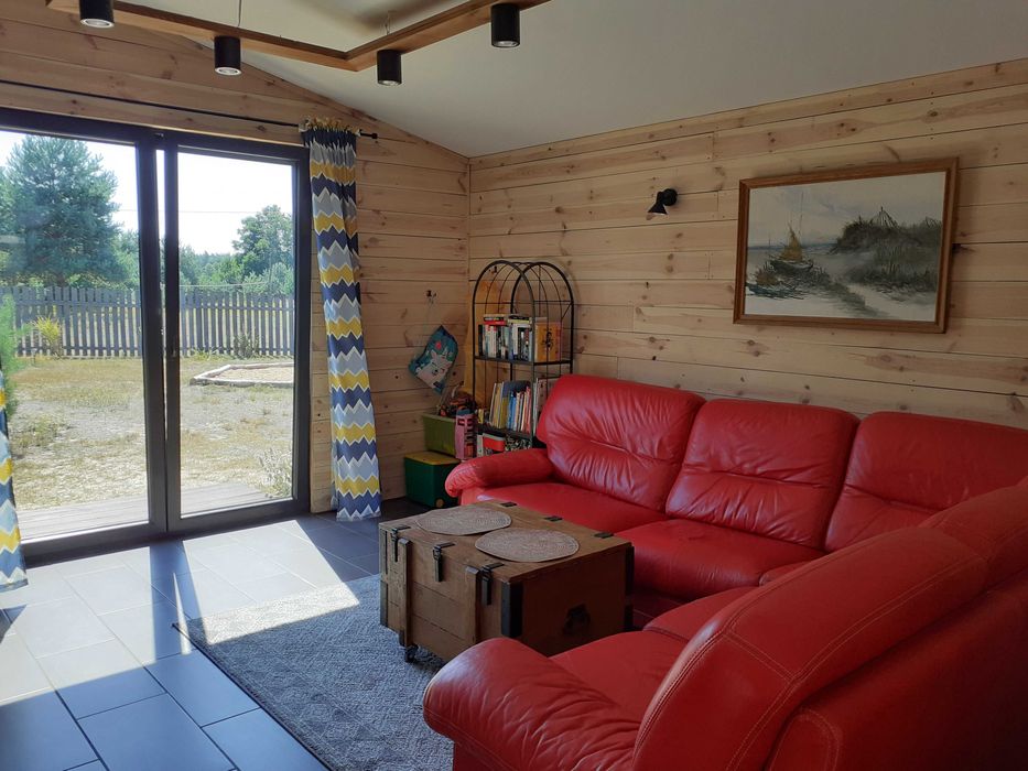 Dom letniskowy w lesie  nad Wkrą, 60km od W-wy.