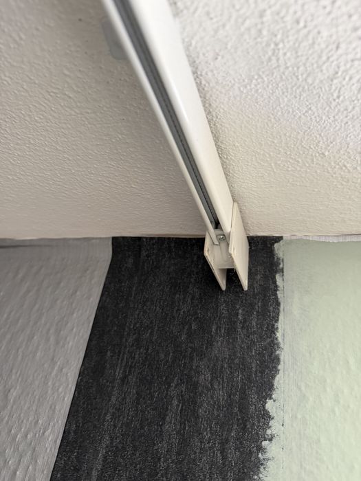 Calha para cortina com cordão