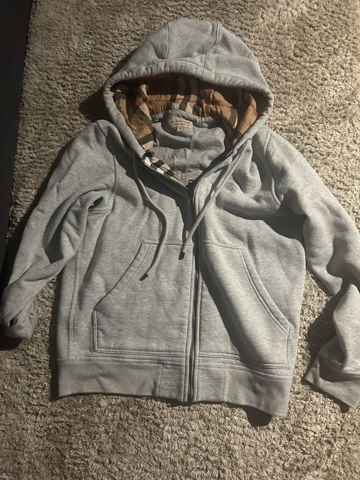 bluza burberry szara