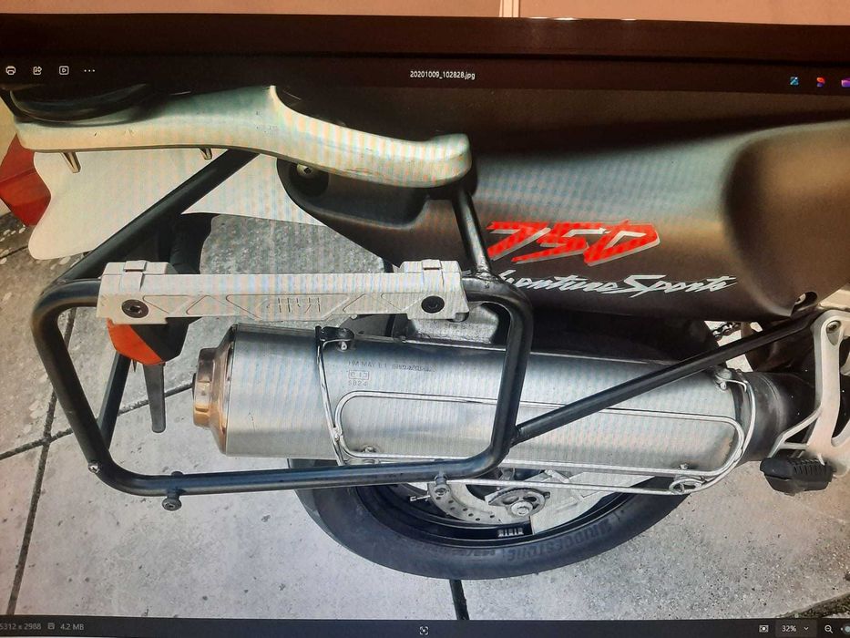 Suporte ferros para malas laterais givi Trekker Africa twin xrv 750